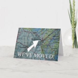 Birmingham We hebben de adresaankondiging verplaat Aankondiging