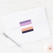 Biromantic Pride Flag Vierkante Sticker (Envelop)