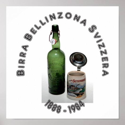 Birra Bellinzona Svizzera Poster (Voorkant)