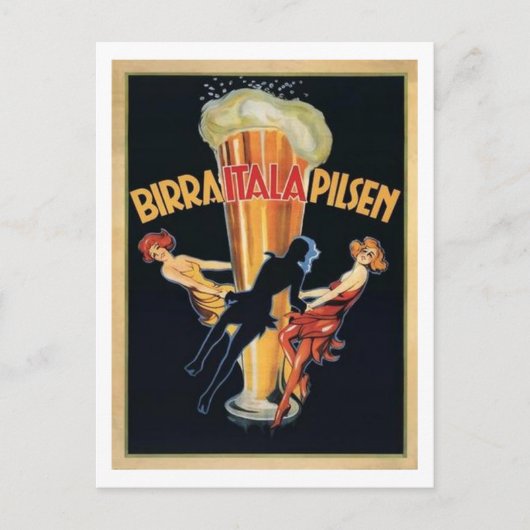 Birra Itala Pilsen Briefkaart (Voorkant)