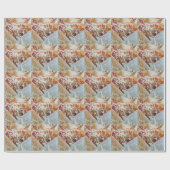 Birrito Cheese Funny Food Background Cadeaupapier (Vlak)