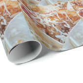 Birrito Cheese Funny Food Background Cadeaupapier (Rol Hoek)