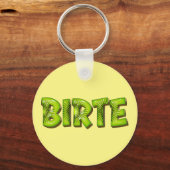 Birte Name Kiwi Design Porte-clés (Recto)