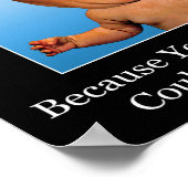 Birth control - Funny Devil Trump Anti-Christus Poster (Hoek)