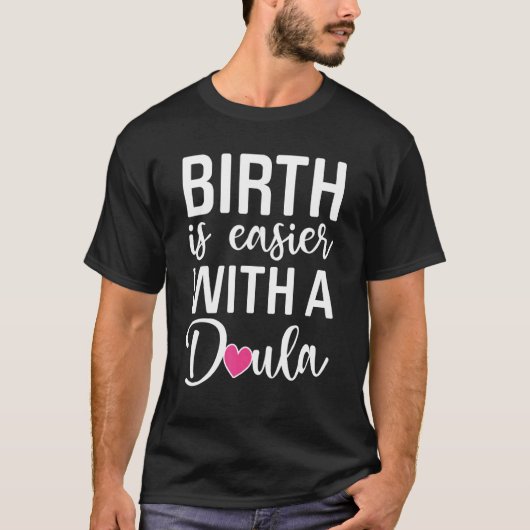 Birth Doula Proud Birth Worker Pregnancy Couch Mid T-shirt (Voorkant)