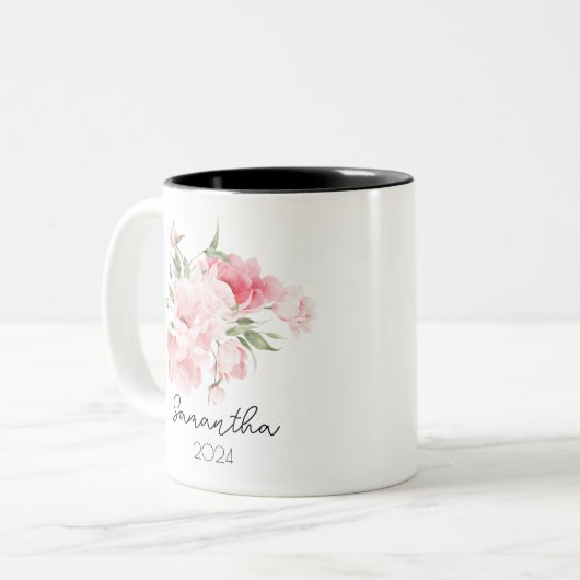 Birth Flower Mug Cup (Devant gauche)