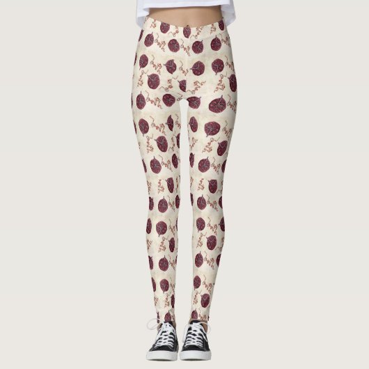 BIRTH placenta leggings - vroedvrouw, doula, uniek (Voorkant)