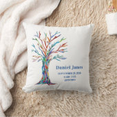 Birth Stats Nursery Pillow Kussen (Deken)