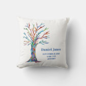 Birth Stats Nursery Pillow Kussen (Voorkant)