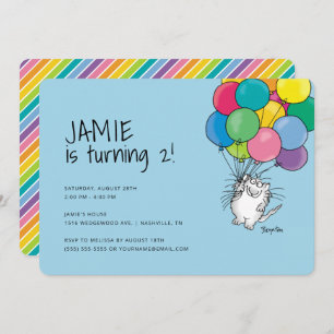 BIRTHDAG CATEGORIE VAN Sandra Boynton Invitation Kaart