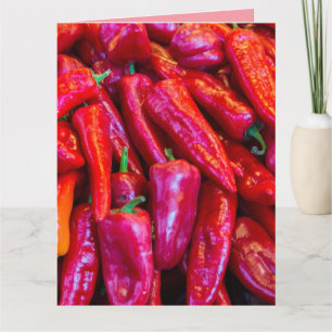 BIRTHDAG NOG STEEDS HOT - HOT PEPPERS - Wenskaart Kaart