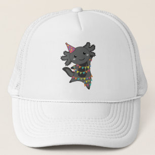 Birthday Axolotl Garland Trucker Pet