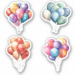 Birthday-ballonnen Sticker