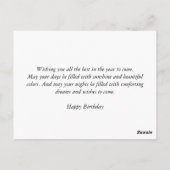 Birthday Ballons Briefkaart (Achterkant)