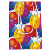 Birthday ballons Paper Cadeau Medium Cadeauzakje (Achterkant)