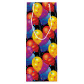 Birthday ballons Paper Cadeau Wijn Cadeautas (Achterkant)