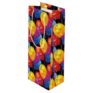 Birthday ballons Paper Cadeau Wijn Cadeautas