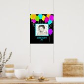 Birthday Balloon Foto Poster (Keuken)