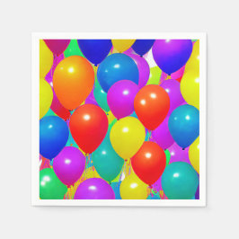 Birthday Balloon Napkins Servet