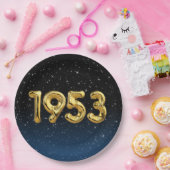 Birthday Balloons 1953 in Bord van stervelpapier (Feest)