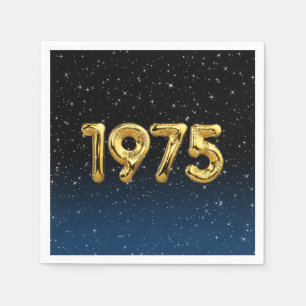 Birthday Balloons 1975 in sterren Servet