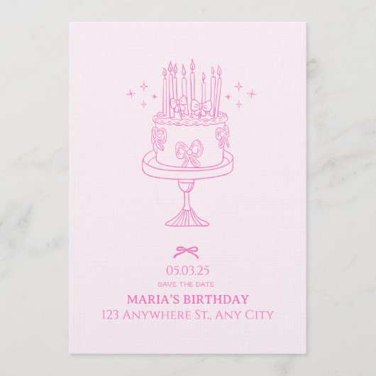 Birthday Bash – Editable Celebration Invitation (Devant)