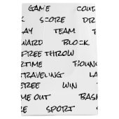 Birthday Basketball en Sneaker Medium Cadeauzakje (Achterkant)