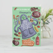 Birthday bbq picnic Invitation (Debout devant)