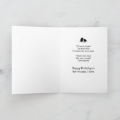 Birthday Bird Cuddling Budgies Parakeet Kaart (Binnen)