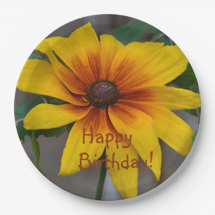 Birthday Black-Eyed Susan Papieren Bordje