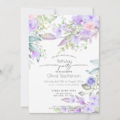 Birthday | Bleek Levenaar Floral Kaart (Voorkant)