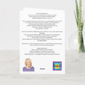 Birthday Blessings Lovitude Blank Note Kaart (Achterkant)