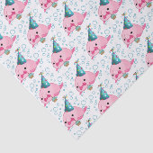 Birthday Blobfish Tissuepapier (Detail)