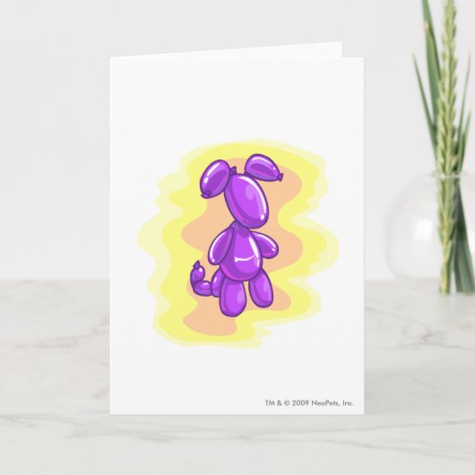 Birthday Blumaroo Kaart (Voorkant)