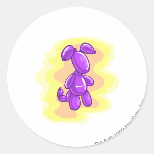 Birthday Blumaroo Ronde Sticker (Voorkant)