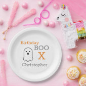 Birthday Boo Ghost Papieren Bordje (Feest)