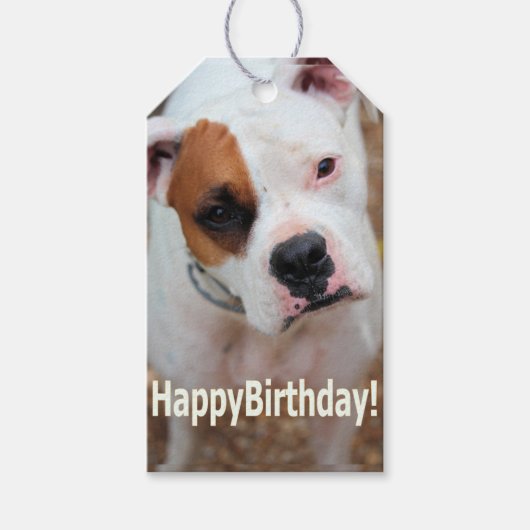 Birthday Boop Cadeaulabel (Voorkant)