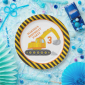 Birthday Bord bouwgraafmachine (Feest)