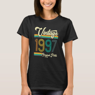 Birthday Born In 1997 Original Parts Vintage T-shirt