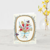 Birthday Bouquet Kaart (Gele Bloem)