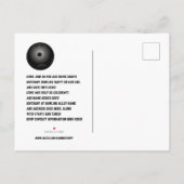 Birthday Bowling Party Briefkaart Uitnodiging (Achterkant)