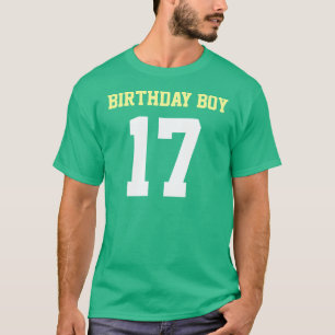 Birthday Boy 17 T-shirt