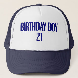 Birthday Boy 21 Trucker Pet