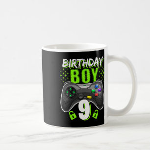 Birthday Boy 9 Video Game Controller Gamer 9th Bir Koffiemok
