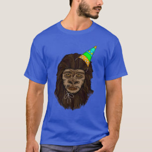 Birthday Boy Bigfoot Sasquatch Humor T-shirt