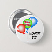 Birthday Boy Button (Voorkant /achterkant)