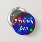 Birthday Boy Button Pin (Voorkant /achterkant)