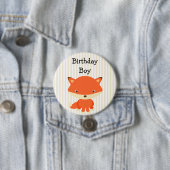 Birthday Boy Button Woodlands Theme (In situ)
