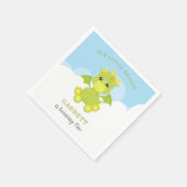 Birthday Boy Cute Dragon Servet (Hoek)