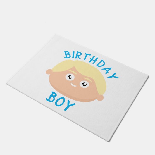 Birthday Boy Deurmat (Schuin)